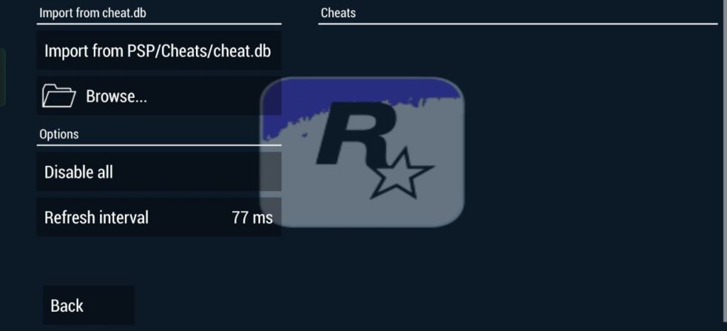  Import and Activate the Cheat Codes